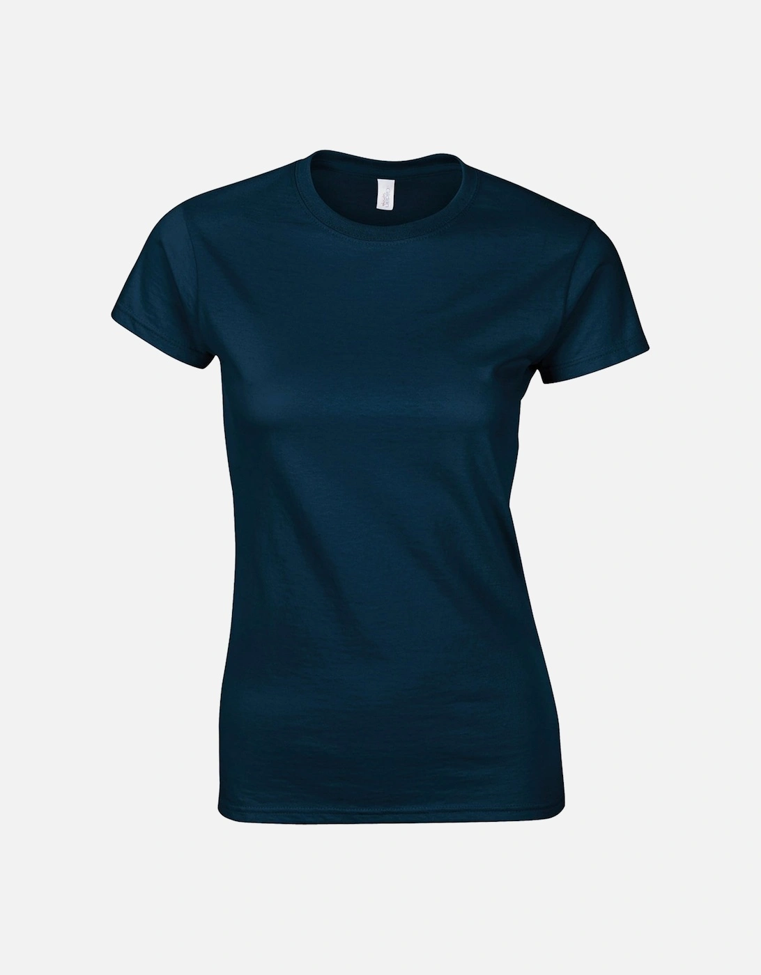 Womens/Ladies Softstyle Plain Ringspun Cotton Fitted T-Shirt, 4 of 3
