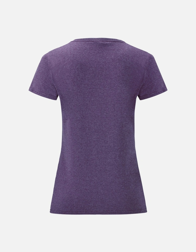 Womens/Ladies Valueweight Heather Lady Fit T-Shirt