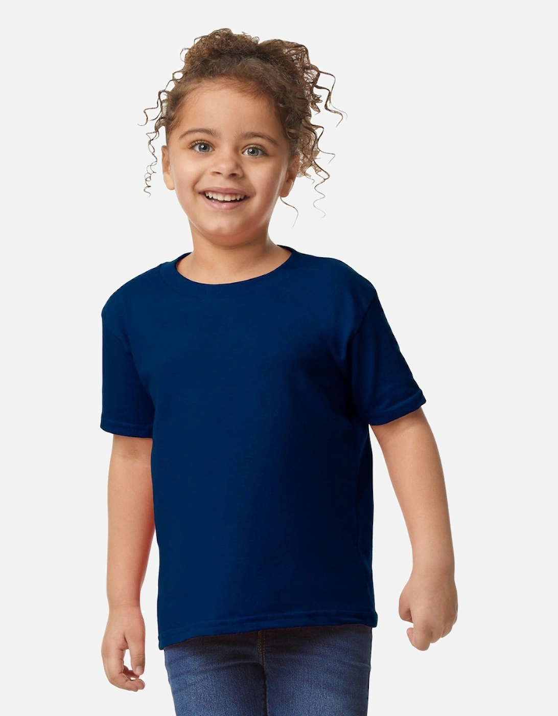 Childrens/Kids Plain Cotton Heavy T-Shirt, 4 of 3
