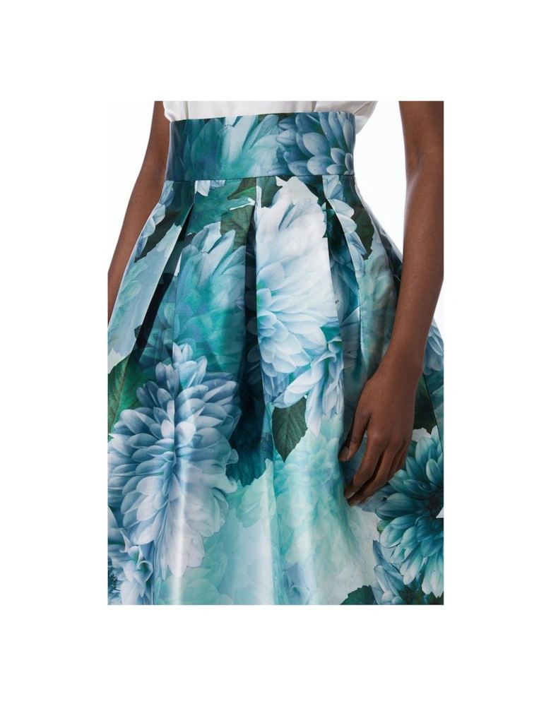 Garden Floral Prom Maxi Skirt