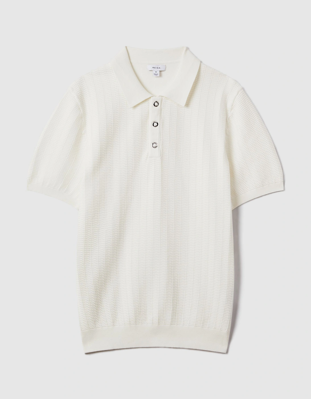 Textured Modal Blend Polo Shirt, 2 of 1