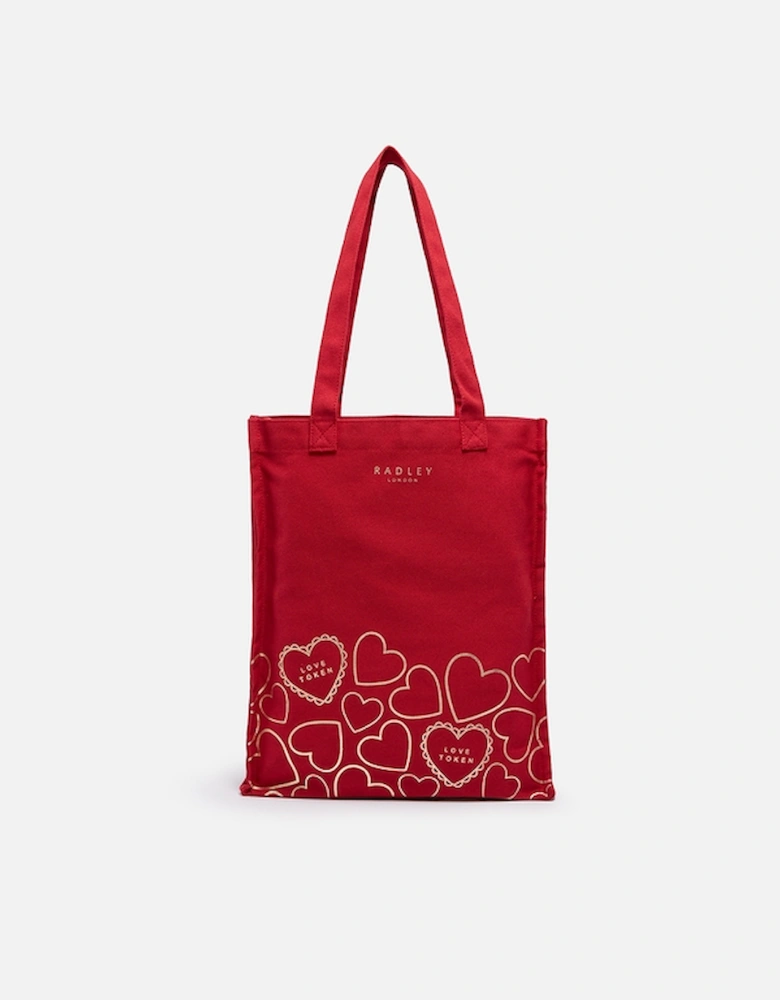 Valentines Medium Cotton-Canvas Tote Bag
