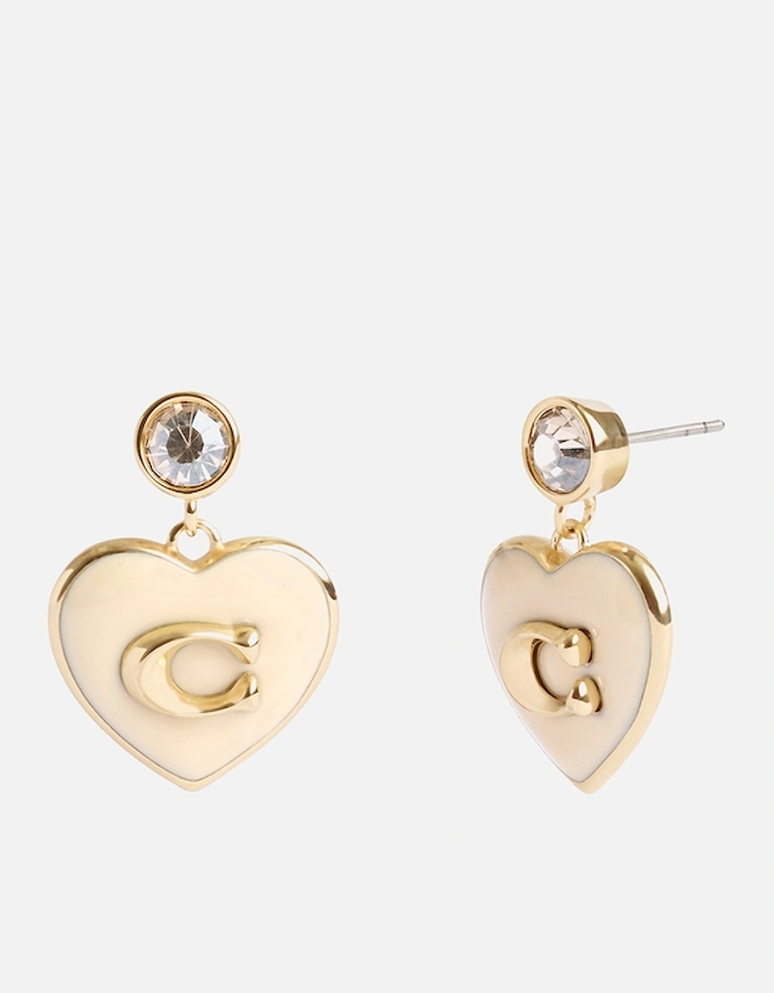 Heart Boxed Gold-Tone Drop Earrings, 2 of 1