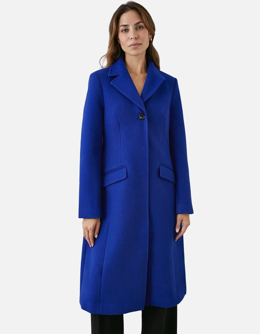 Womens/Ladies Single-Breasted Tailored Coat, 5 of 4