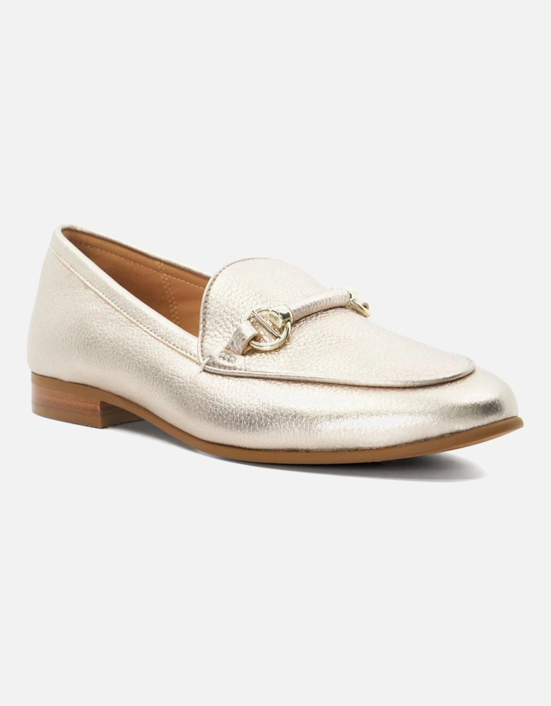 Ladies Grandeur - Metal-Trim-Snaffle Loafers