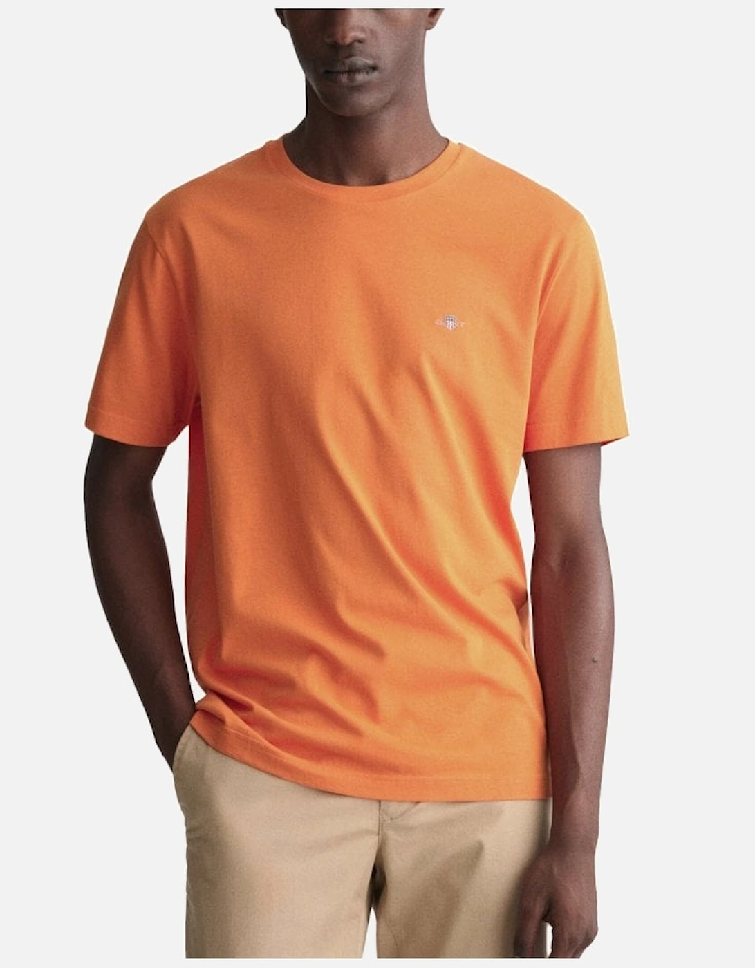 Regular Shield Short Sleeve T Shirt Burnt Orange, 5 of 4
