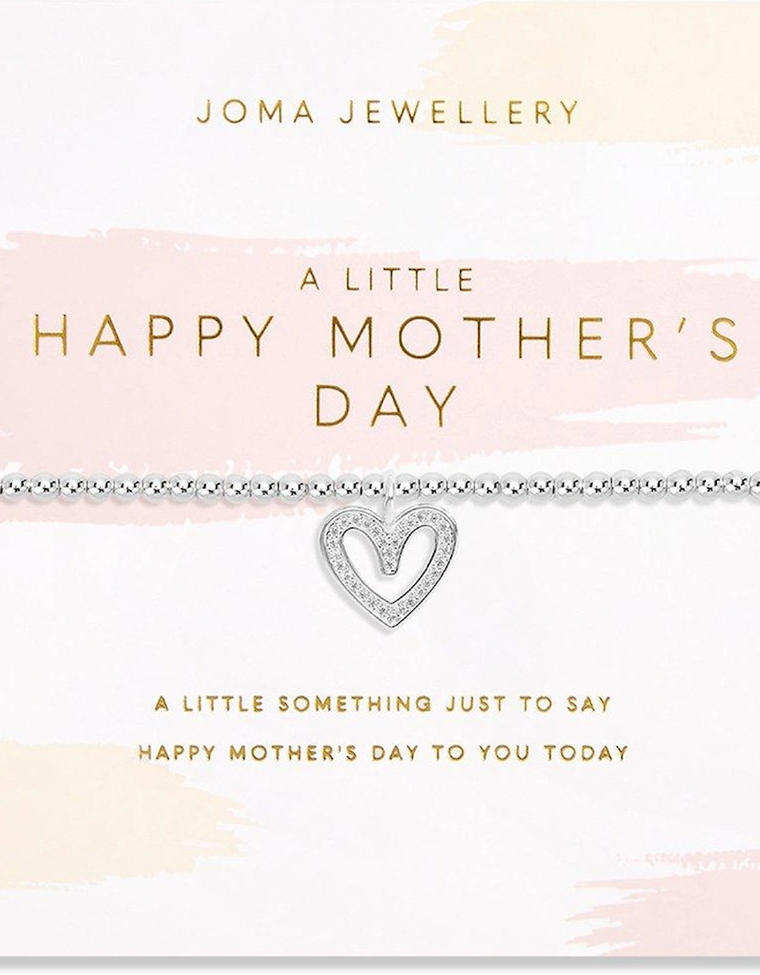 MOTHER'S DAY A LITTLE , HAPPY MOTHER'S DAY , Silver , Bracelet , 17.5cm stretch, 2 of 1