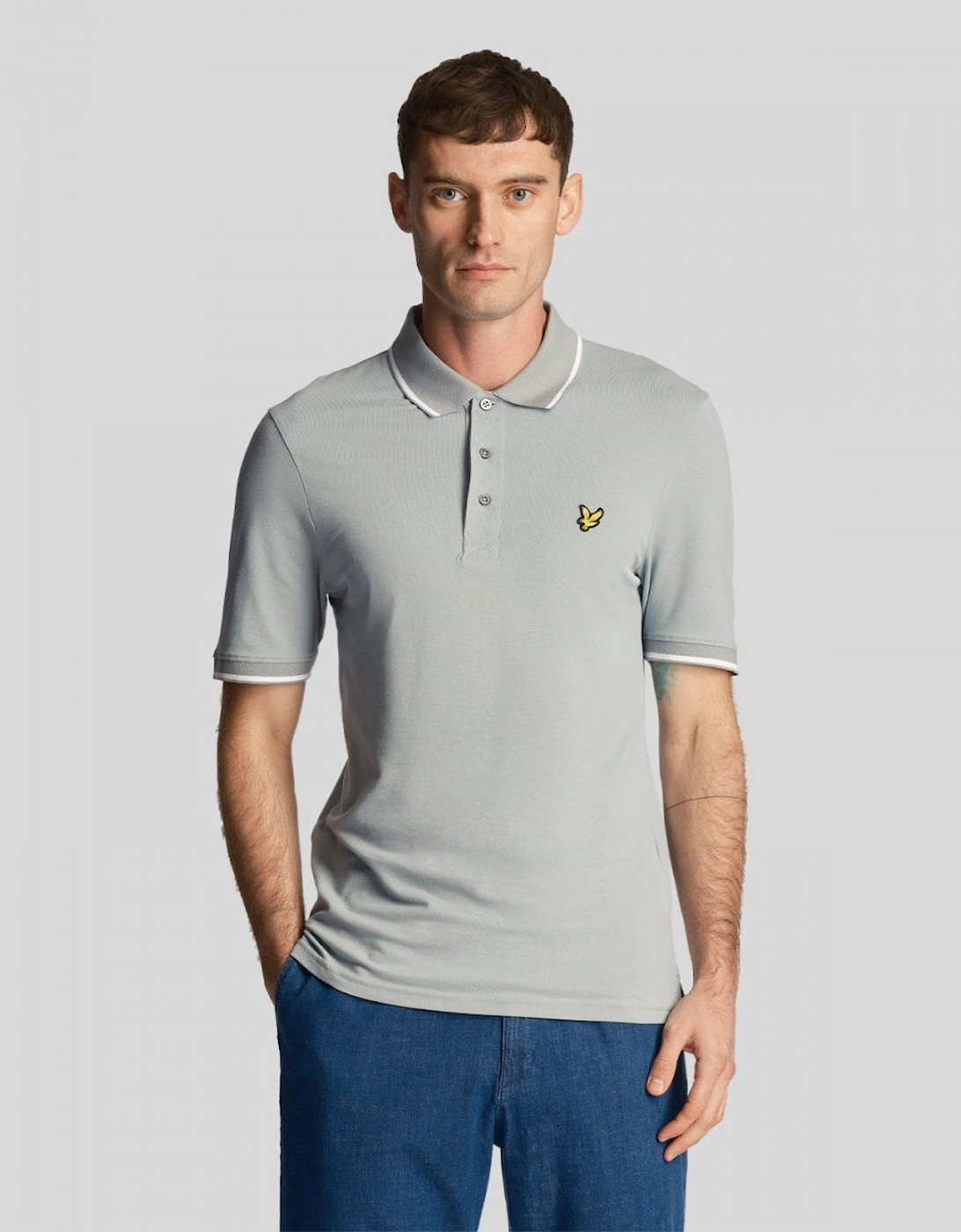 Lyle & Scott Tipped Mens Polo Shirt, 6 of 5
