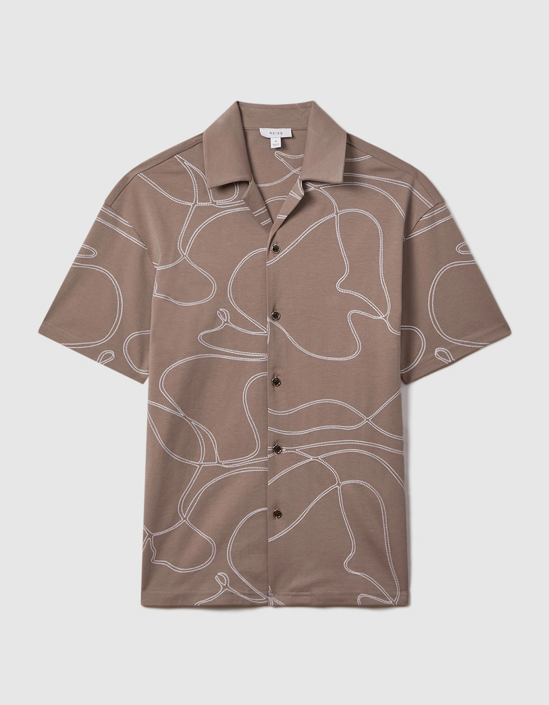 Cotton Jersey Embroidered Shirt, 2 of 1