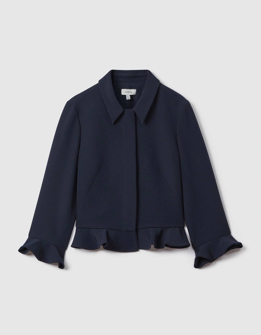 Florere Crepe Ruffle Jacket, 2 of 1