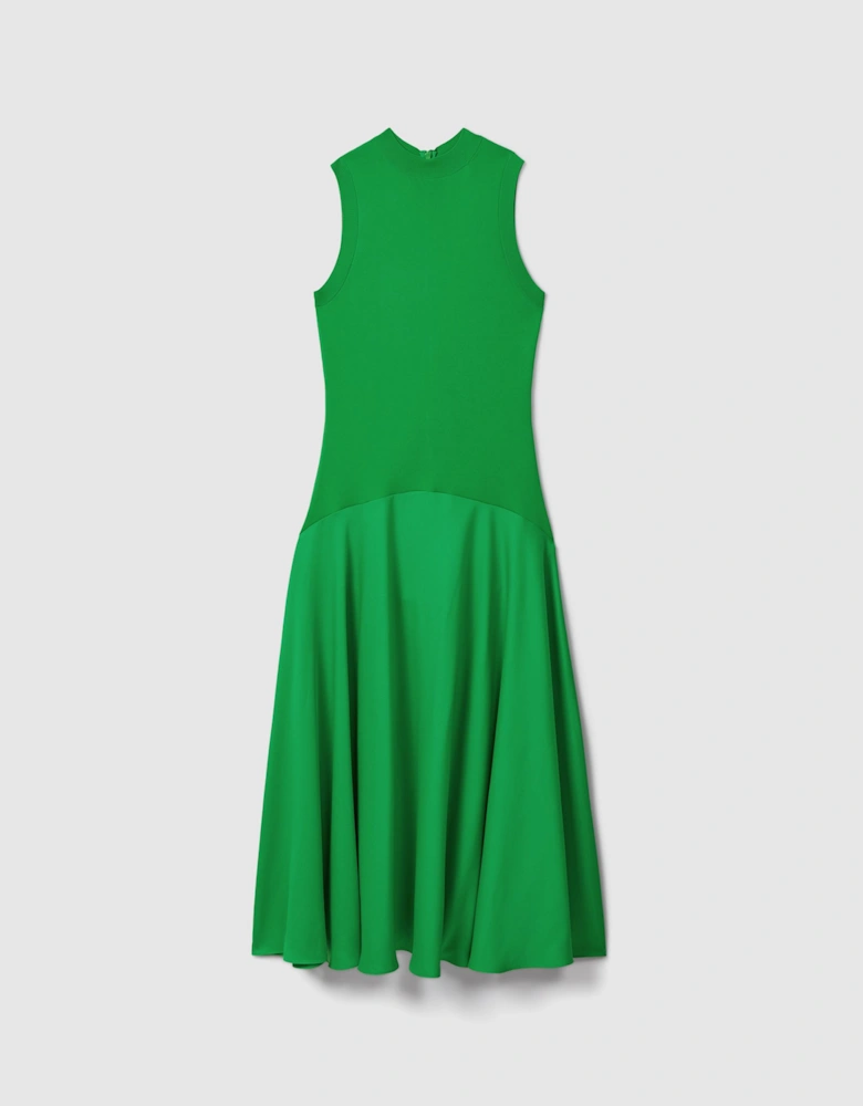 Florere Fit-and-Flare Midi Dress