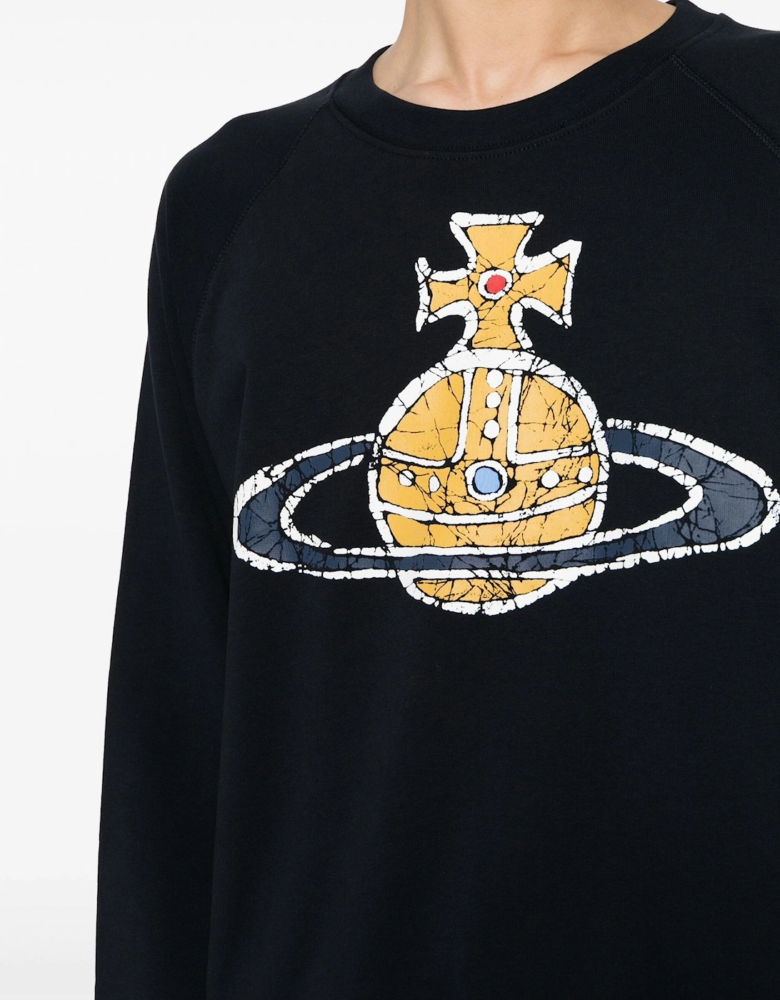 Time Machine Raglan Sweatshirt Navy