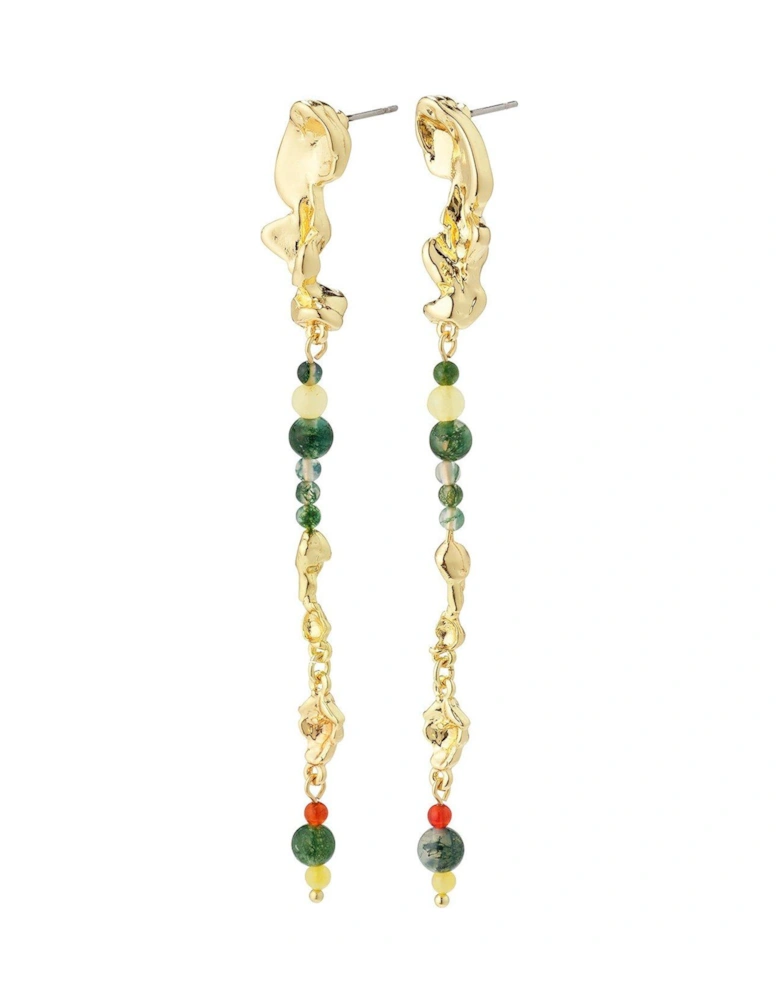NIYA earrings multi-coloured/gold-plated