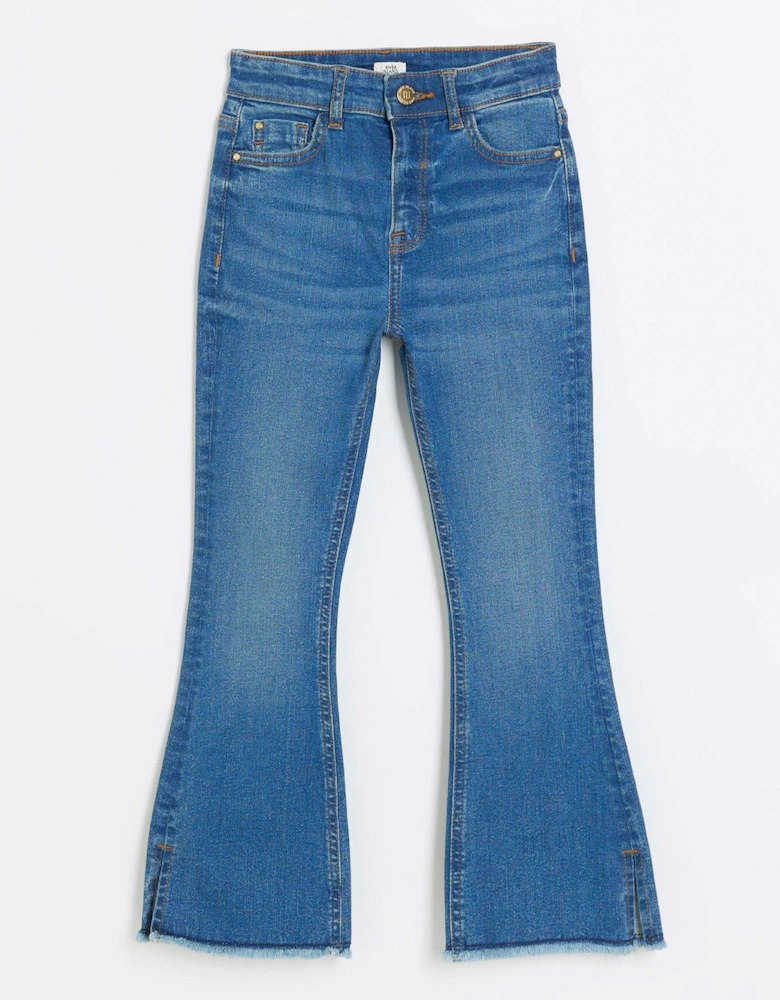 Girls Flared Jeans - Blue