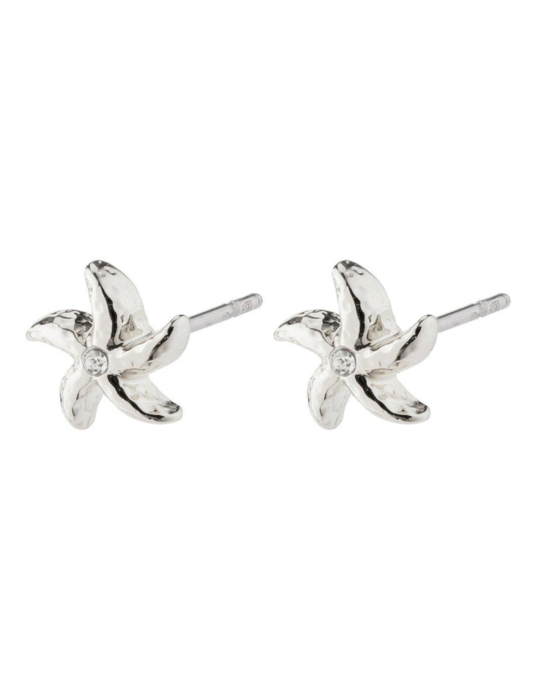 OAKLEY starfish earrings silver-plated