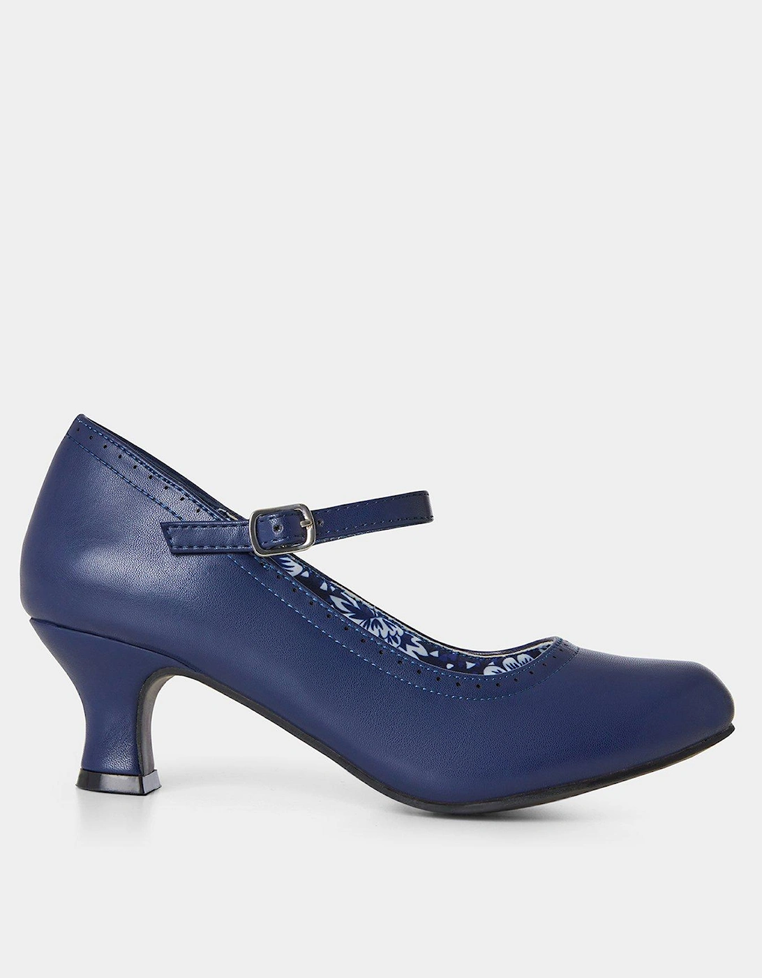 Strap Mary Jane Shoes - Navy, 2 of 1