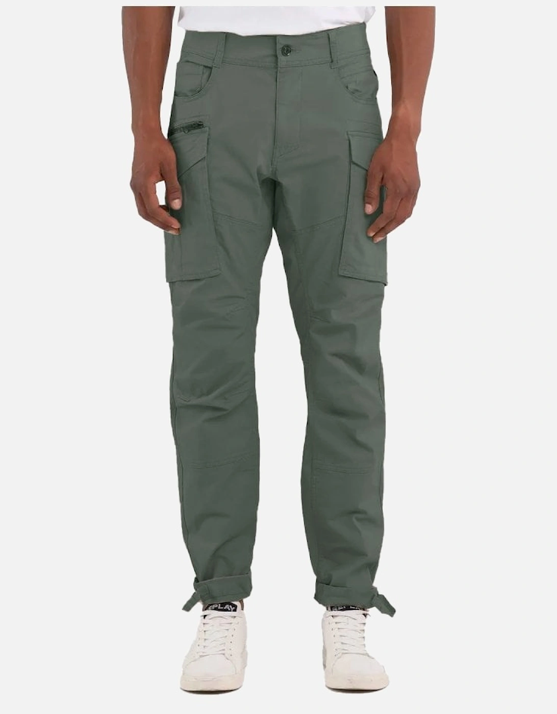Combat Pants Black With Zip & Pocket Detail 703, 4 of 3
