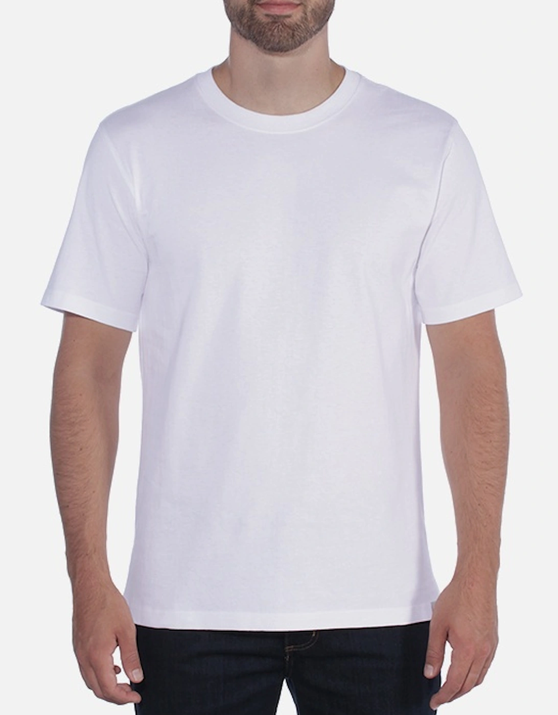 Carhartt Men's Relaxed Fit Heavyweight Short Sleeve T-Shirt White