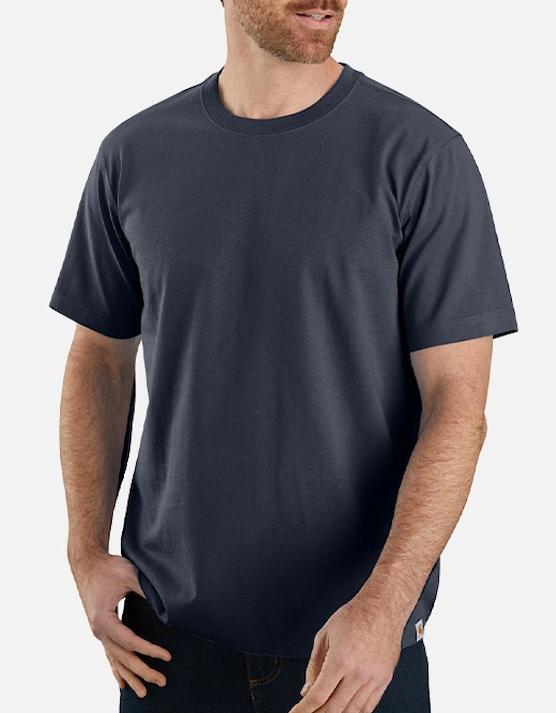 Carhartt Relaxed Fit Heavyweight Short-Sleeve T-Shirt Navy