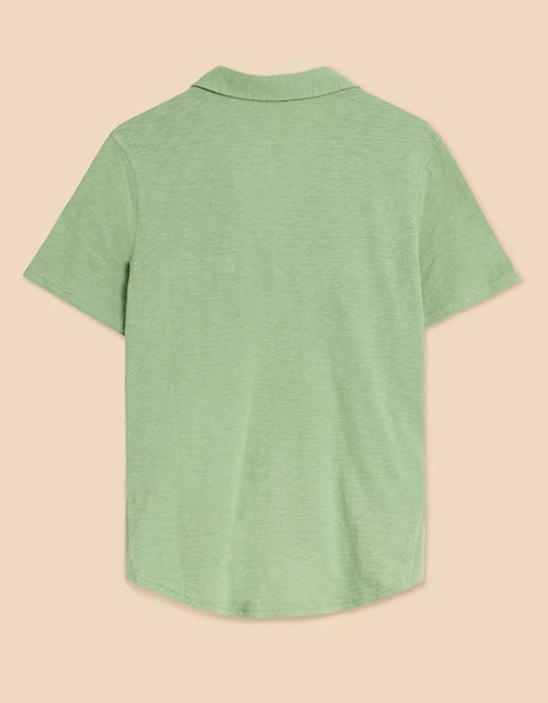 Women's Penny Pocket Jersey Shirt Mid Green