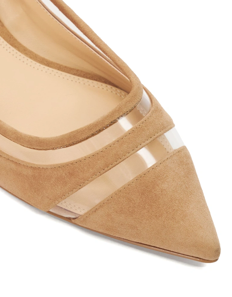 Ladies Hepburn - Pointed Cut Out Ballet Flats