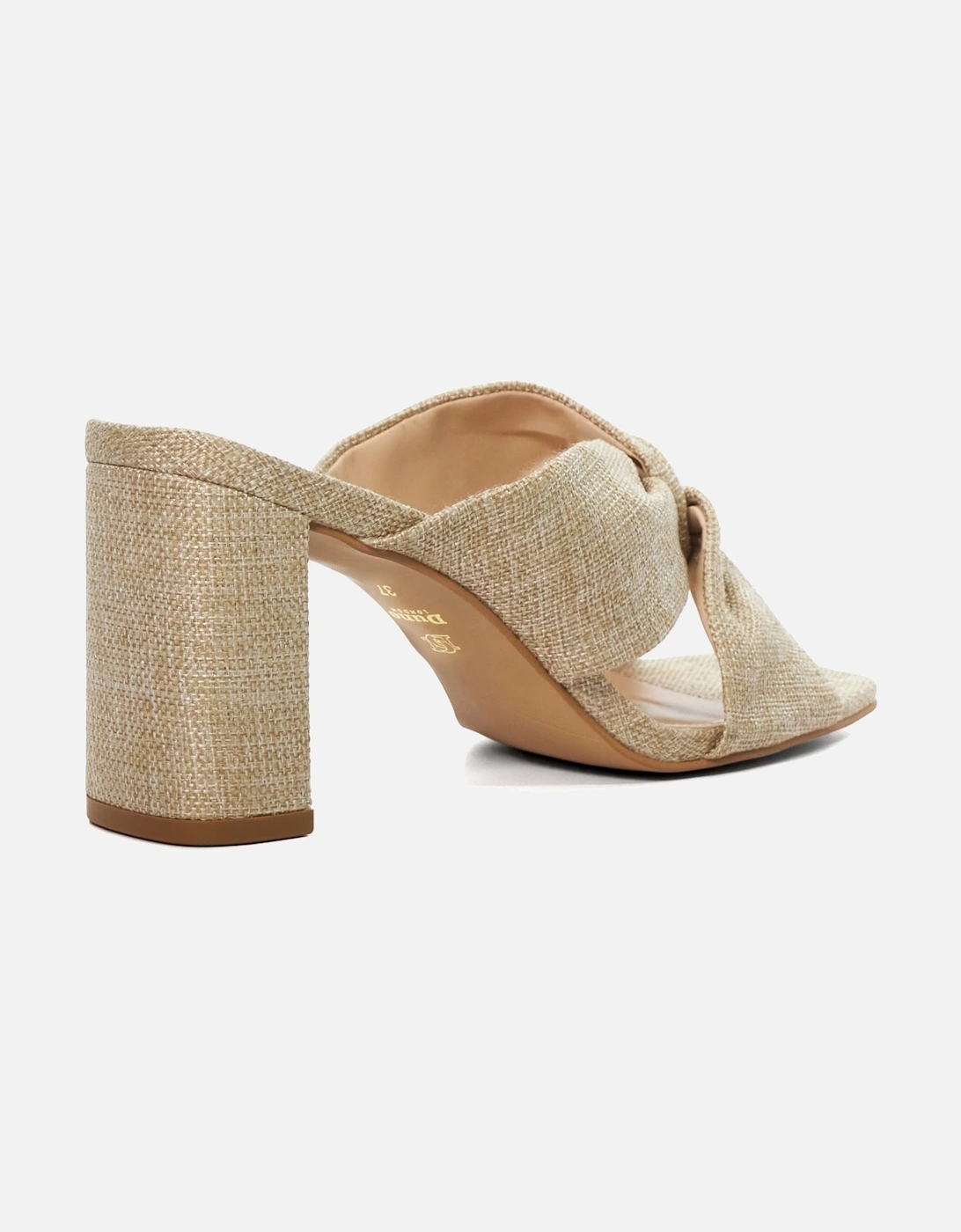 Ladies Maizing - Knot Detail Heeled Mules