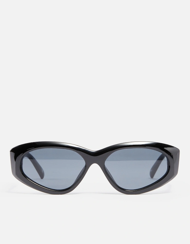 Under Wraps Acetate Oval-Frame Sunglasses
