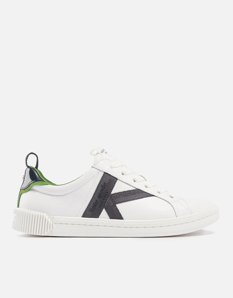 New York Women's Signature K Leather Cupsole Trainers