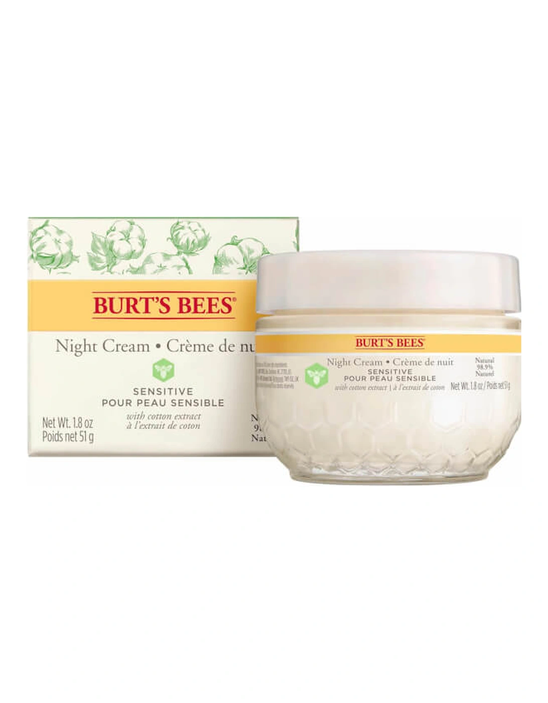 Sensitive Night Cream 50g - Burt's Bees, 2 of 1