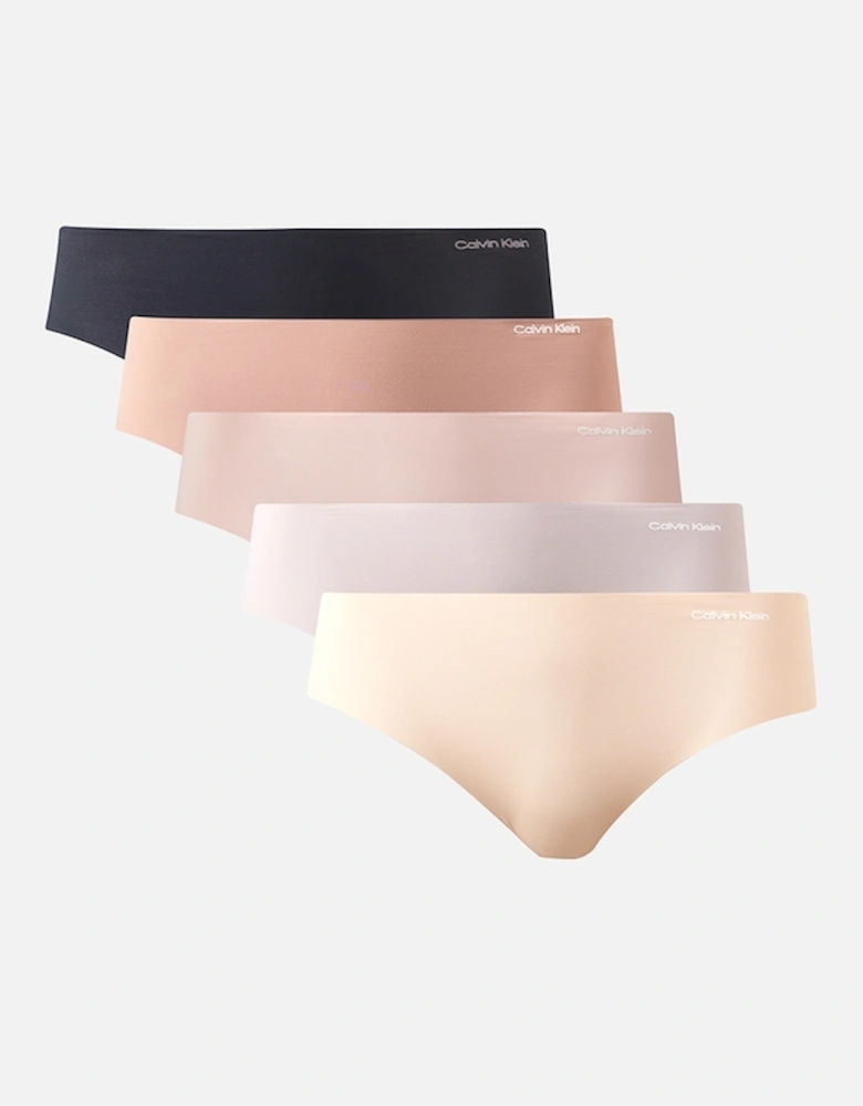 Invisibles 5-Pack Nylon-Blend Hipster Briefs