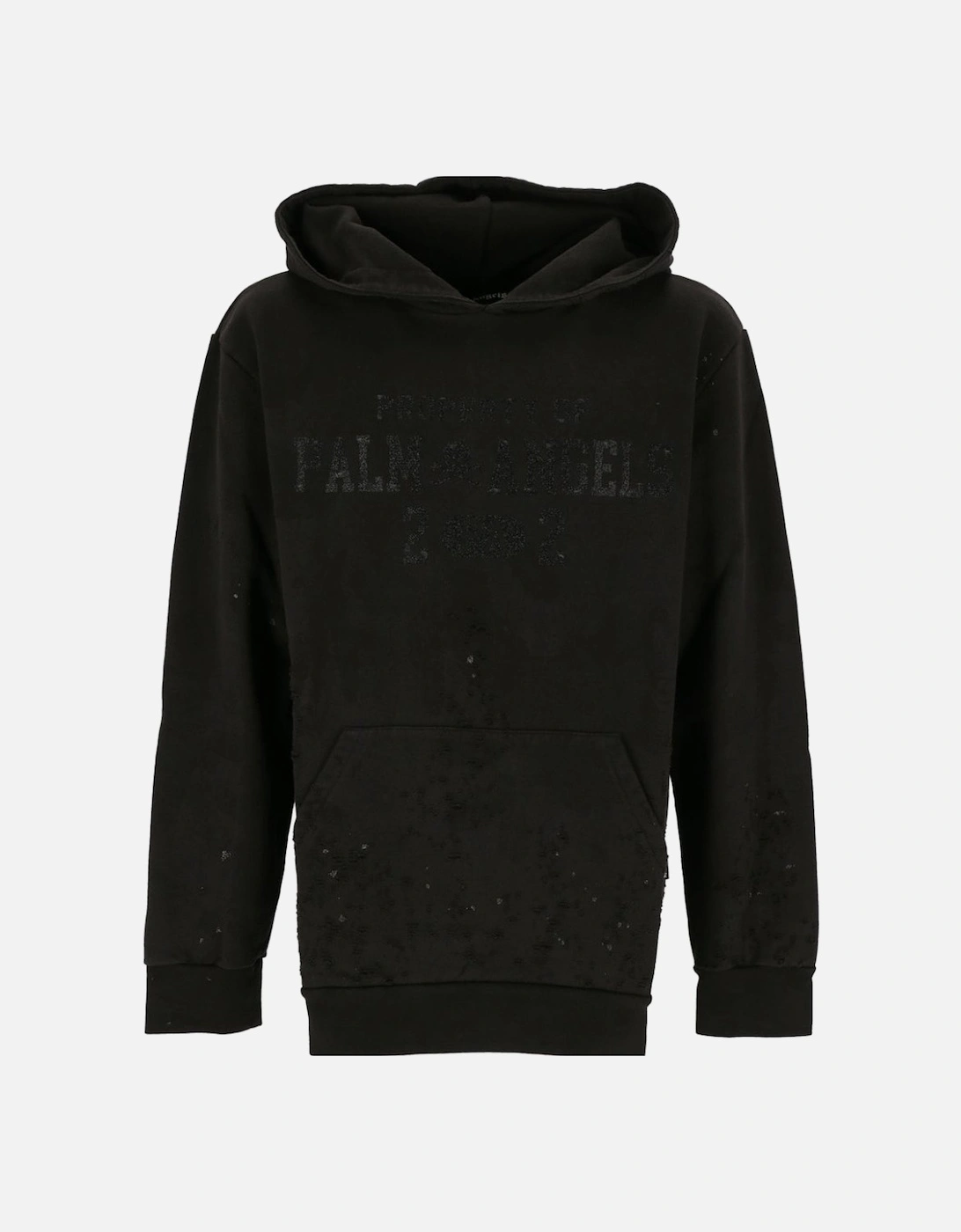 Damaged Logo Black Hoodie, 4 of 3