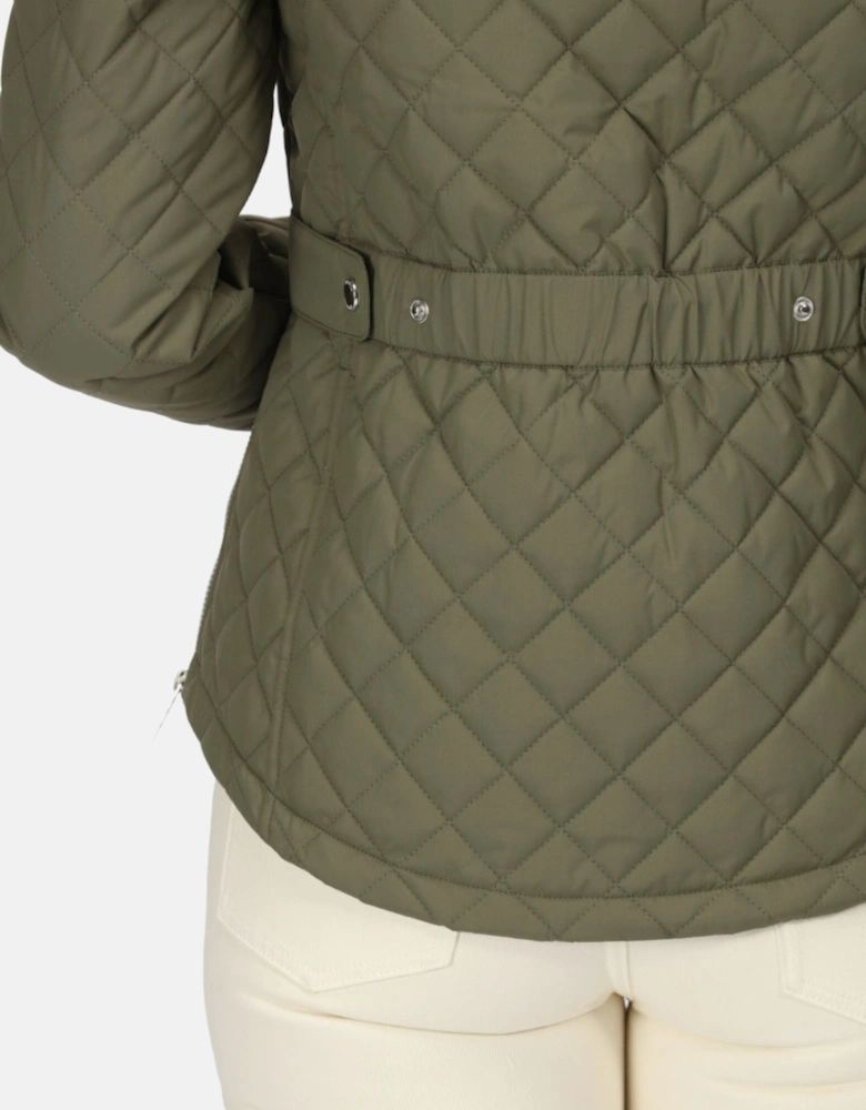 Womens Carmine Full Zip Quilted Padded Jacket