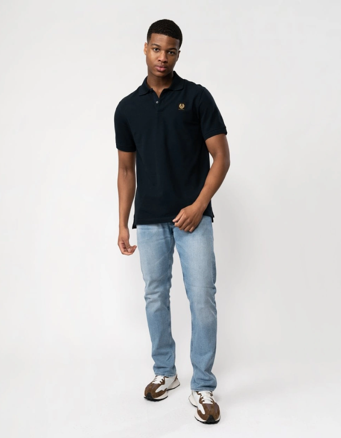 Short Sleeved Mens Polo