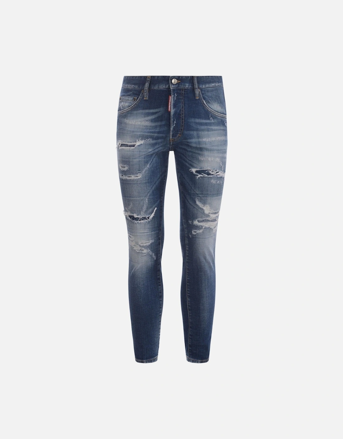 Skater Jean Distressed Faded Ripped Jeans, 3 of 2