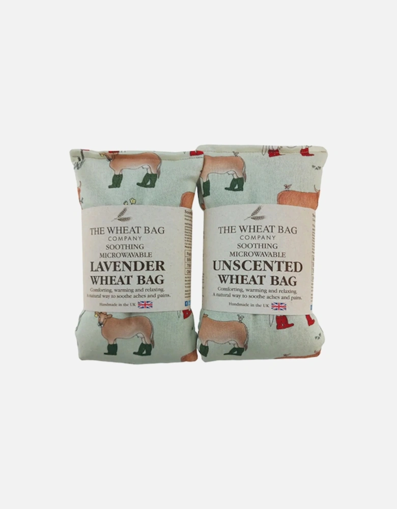 Wellie Boot Cows Wheat Bag Unscented