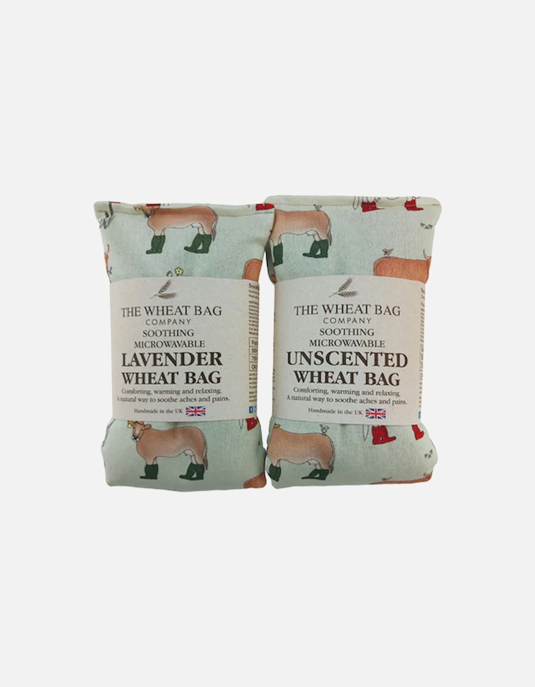 Wellie Boot Cows Wheat Bag Unscented