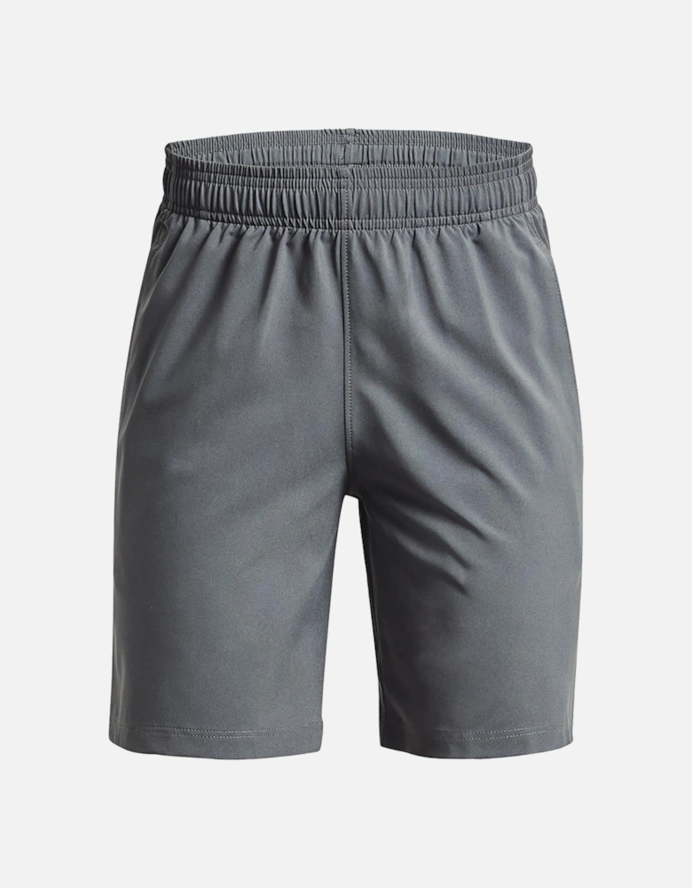 Youths Woven Graphic Shorts (Grey)