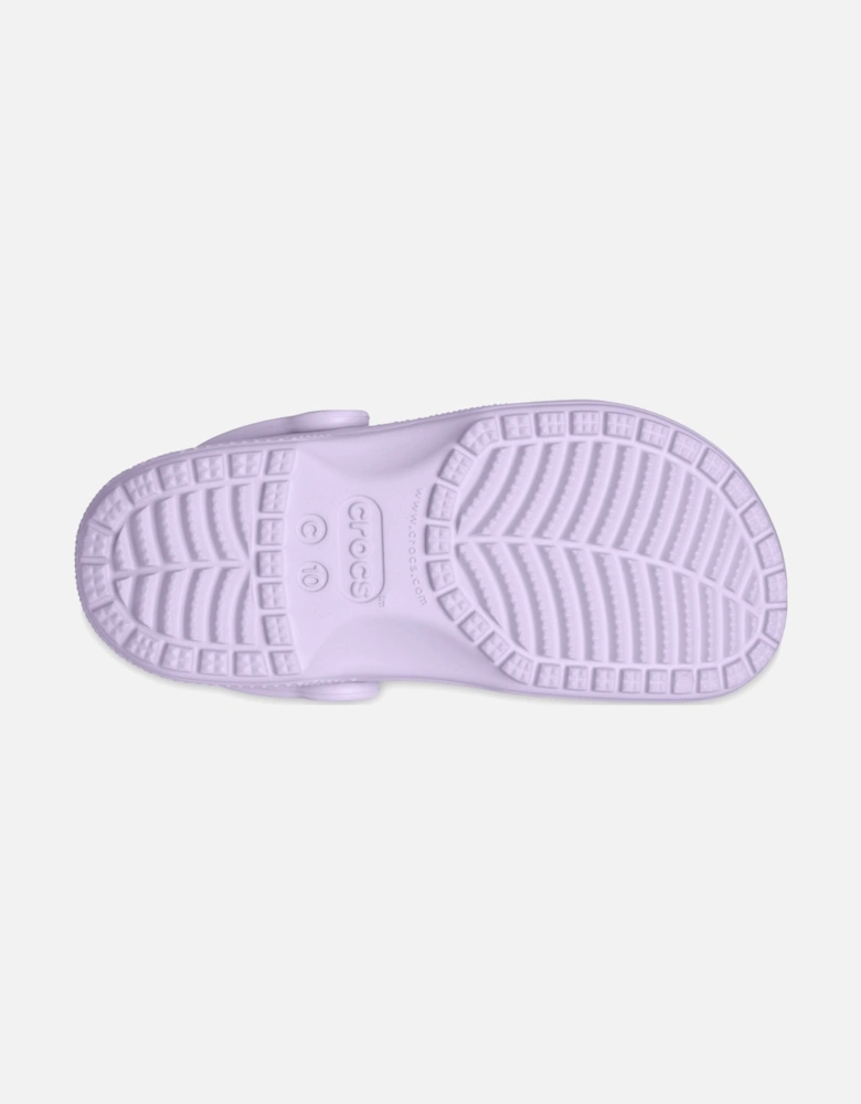 Infants Classic Clog Sandals (Lavender)