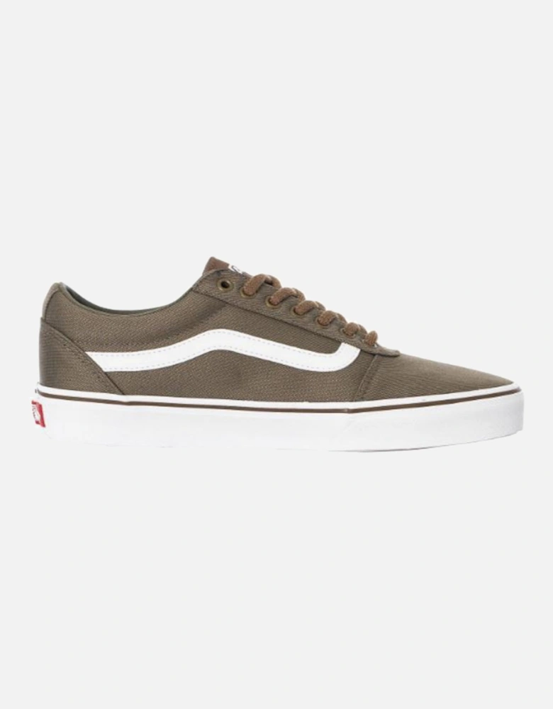 Mens Ward Canvas Trainers (Olive)