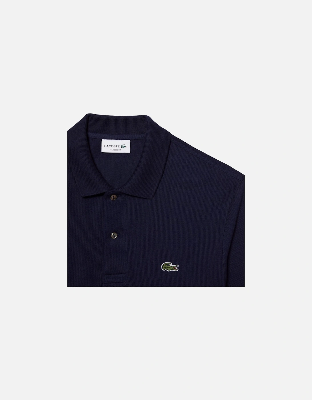 Mens Long Sleeve Polo Shirt (Navy)