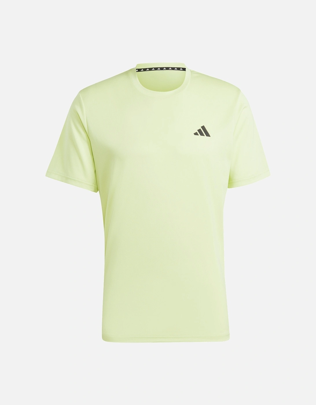 Mens Training Essential Base T-Shirt (Lime), 7 of 6