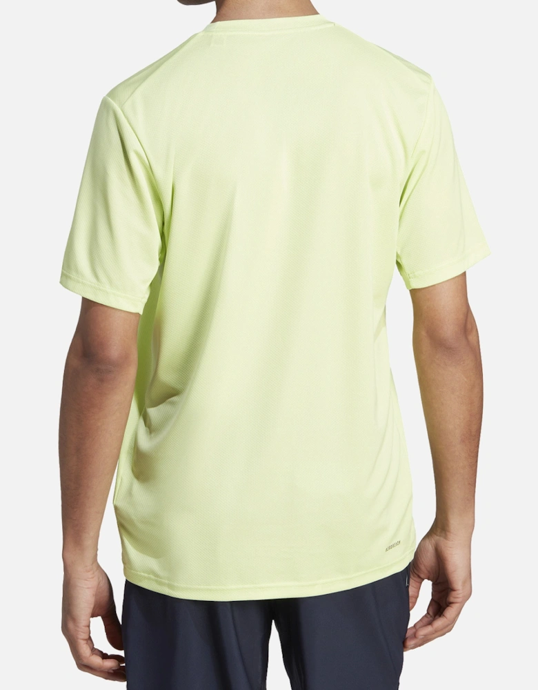 Mens Training Essential Base T-Shirt (Lime)