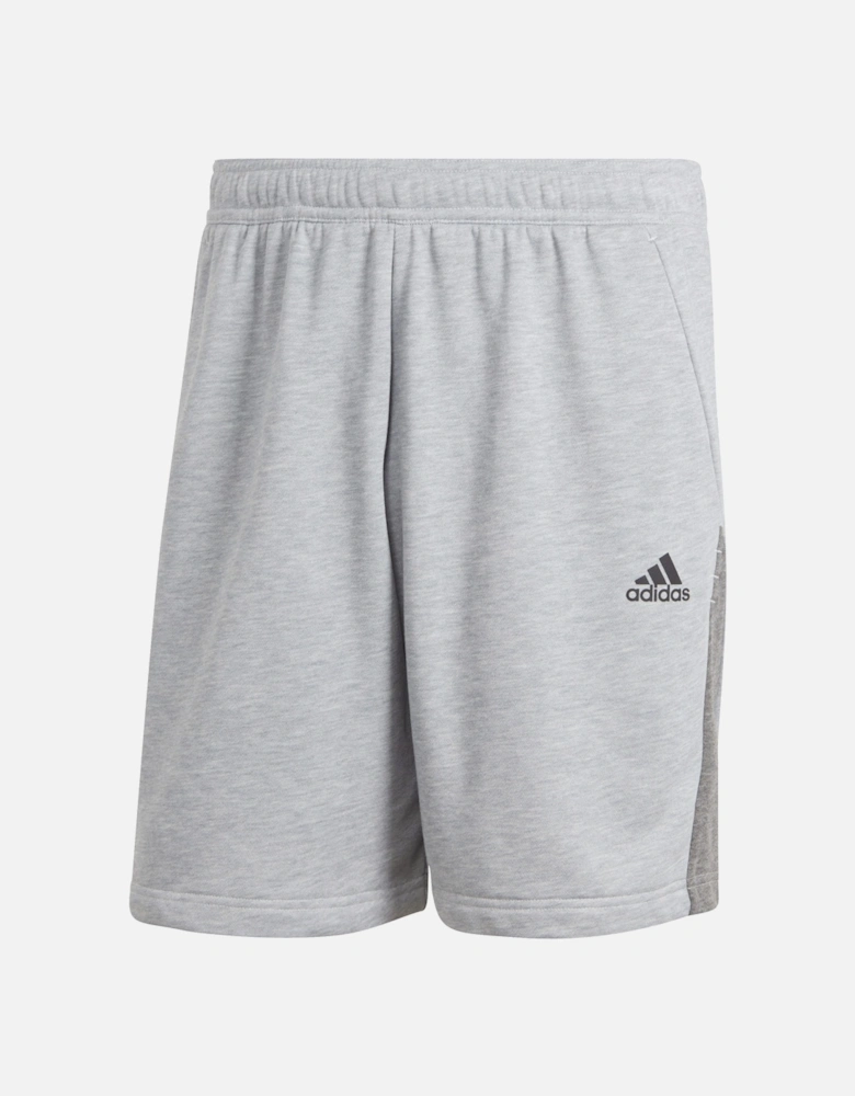 Mens Melange Shorts (Grey)