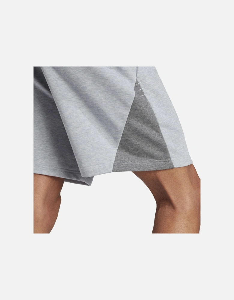 Mens Melange Shorts (Grey)