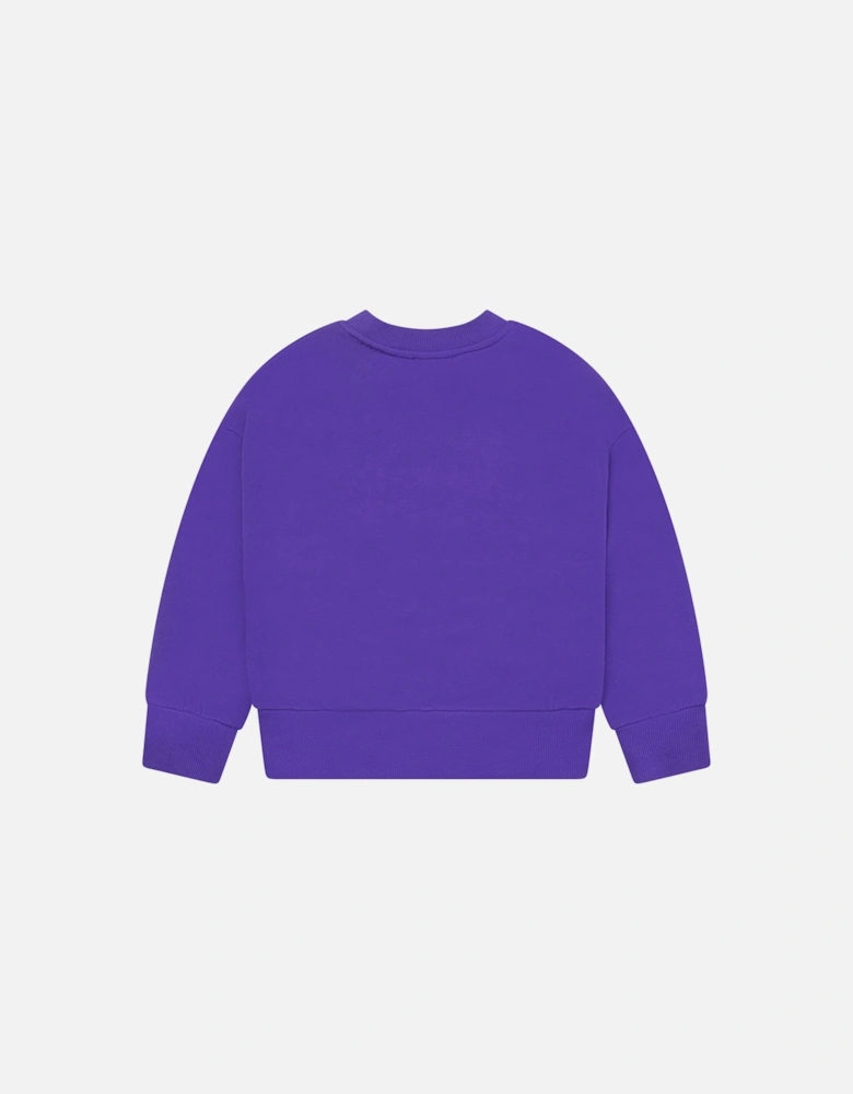 Juniors X Logo Sweatshirt (Plum)