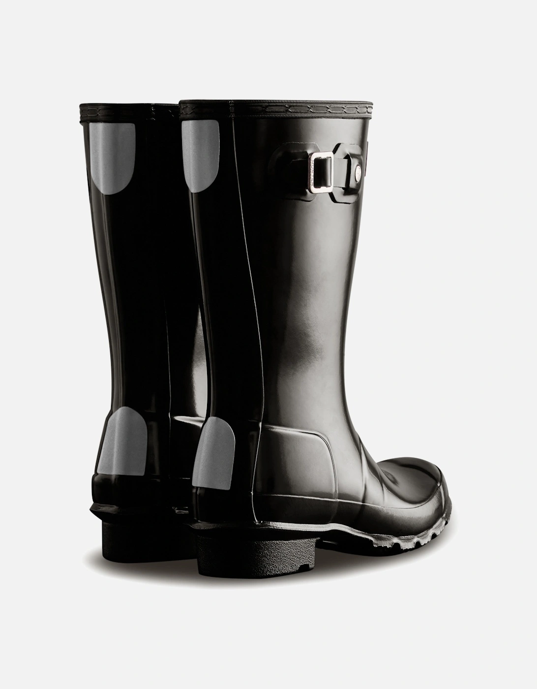 Juniors Gloss Wellington Boots (Black)