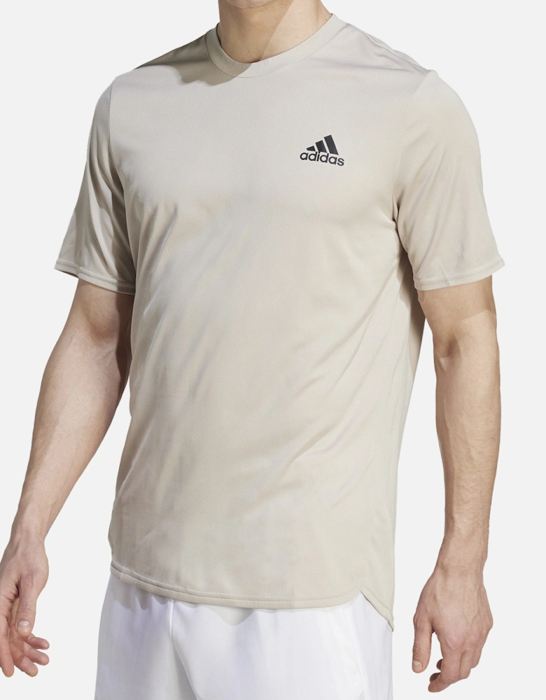 Mens D4M Training T-Shirt (Beige)