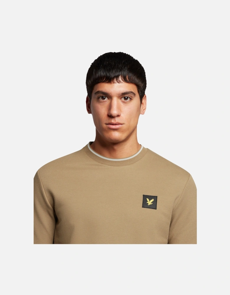 Lyle & Scott Mens Tipped T-Shirt (Olive)