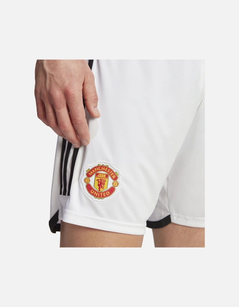 Mens Manchester United Home Shorts 23/24 (White)