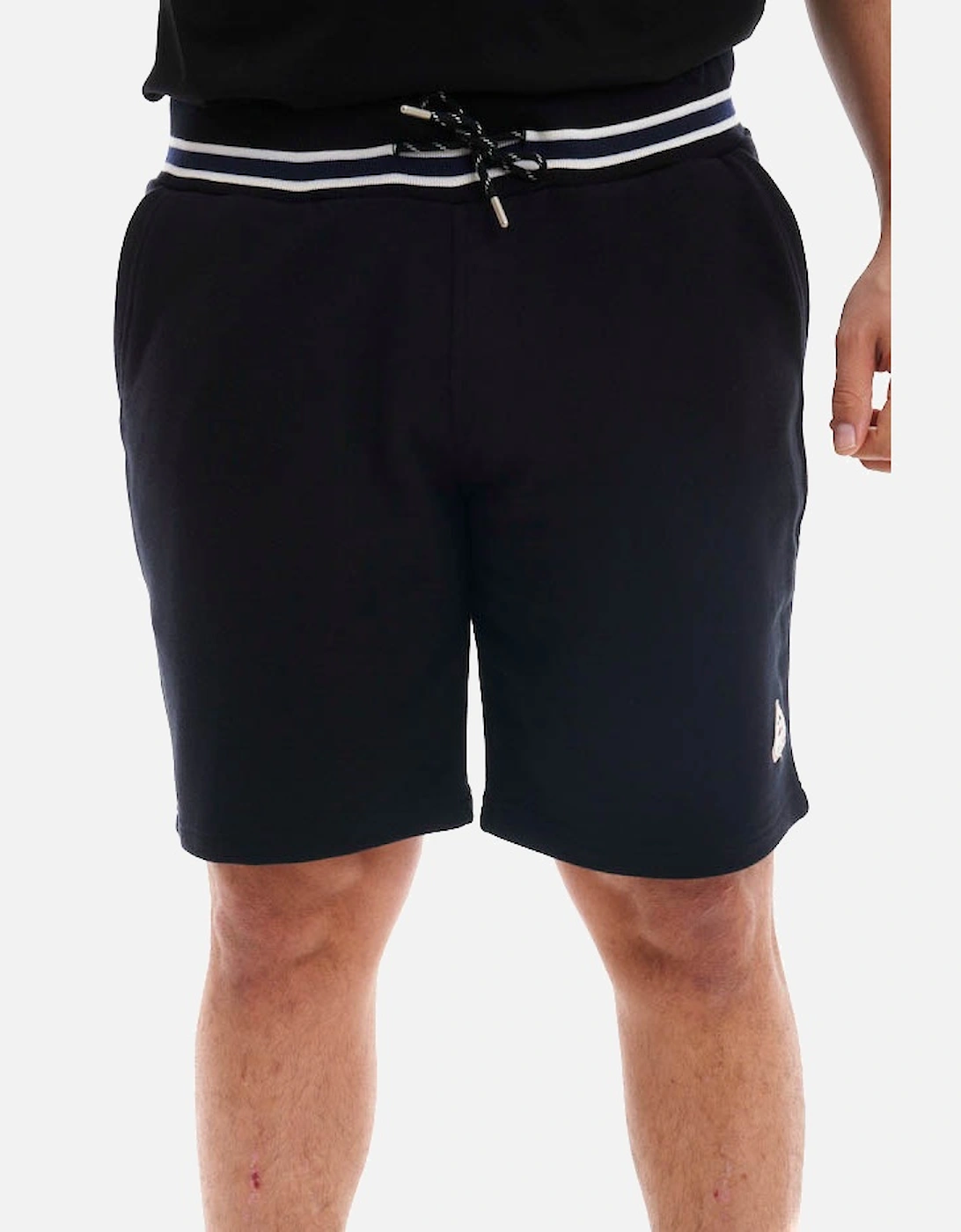 Mens Mael Unbrushed Sweat Shorts (Black), 4 of 3